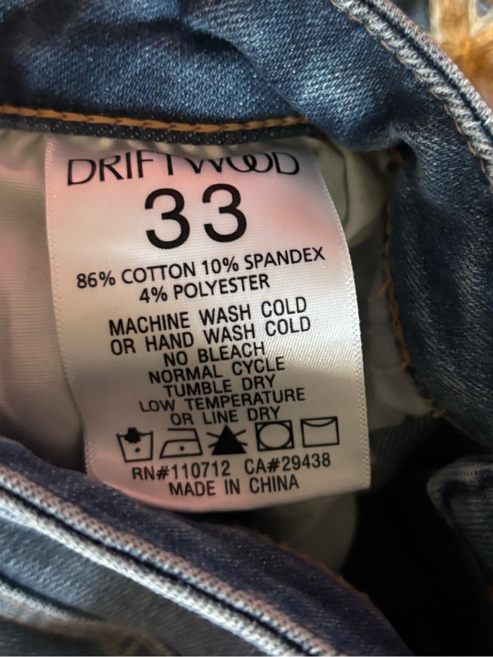 DRIFTWOOD Penelope Blue Wide-Leg Jeans with Western & Floral Embroidery W33” L32 - Picture 10 of 10